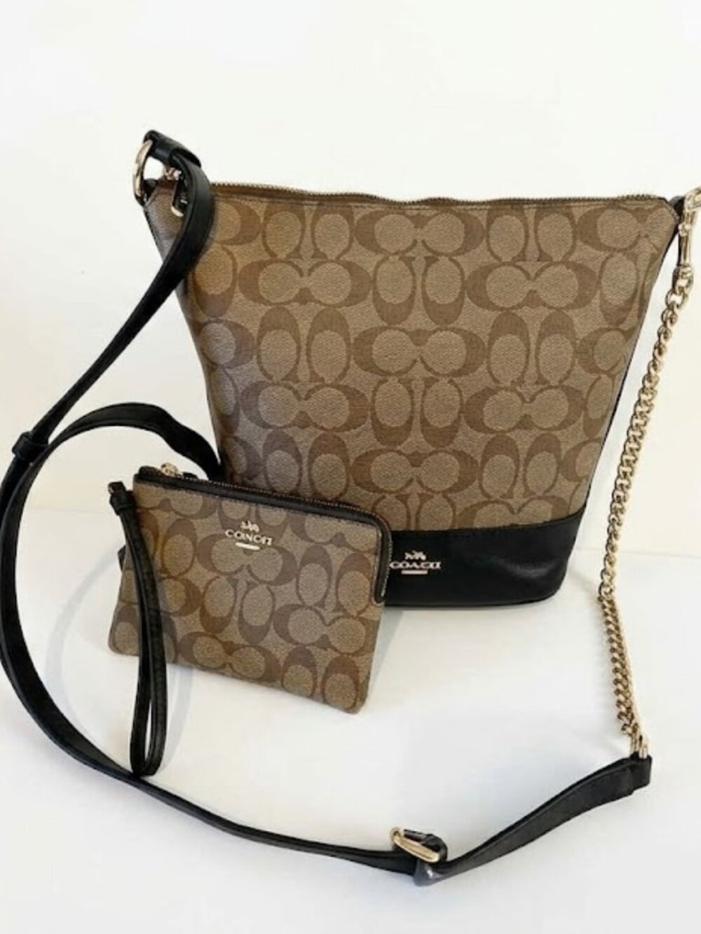 Coach Signature Canvas Crossbody Bag & Wallet Set - Picture 3 of 13
